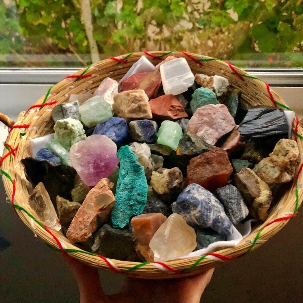 ☽ Huge Lot of 4 LB Garden Fairy Crystal Lot Mix ☾